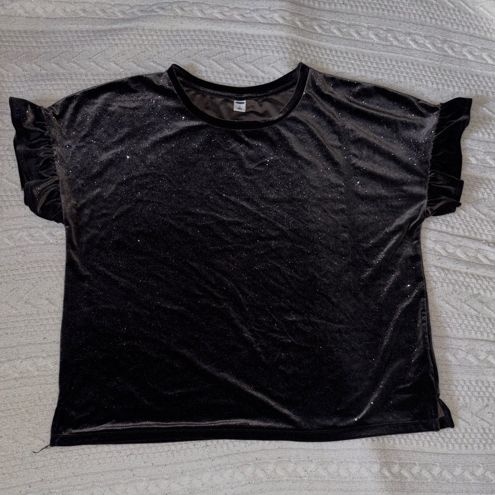Old Navy Charcoal Sparkle Top